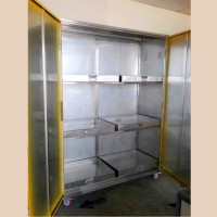 Stainless Steel clinical waste locker L610 x D460 x H914(mm) CWL0501 b