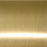 Stainless Steel Material Golden Brushed Finishing HLSGD4