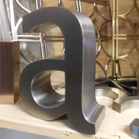 Stainless Steel 3D letter SIG0206