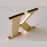 Stainless Steel 3D letter SIG0205 a