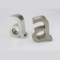 Stainless Steel 3D letter SIG0205 e