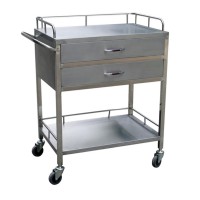 Stainless Steel Medical Trolley L510 x W400 x H850mm SST0901