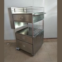 Stainless Steel Medical Trolley a